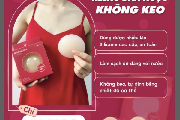 Hướng dẫn sử dụng miếng dán ngực silicon giúp tôn vòng 1