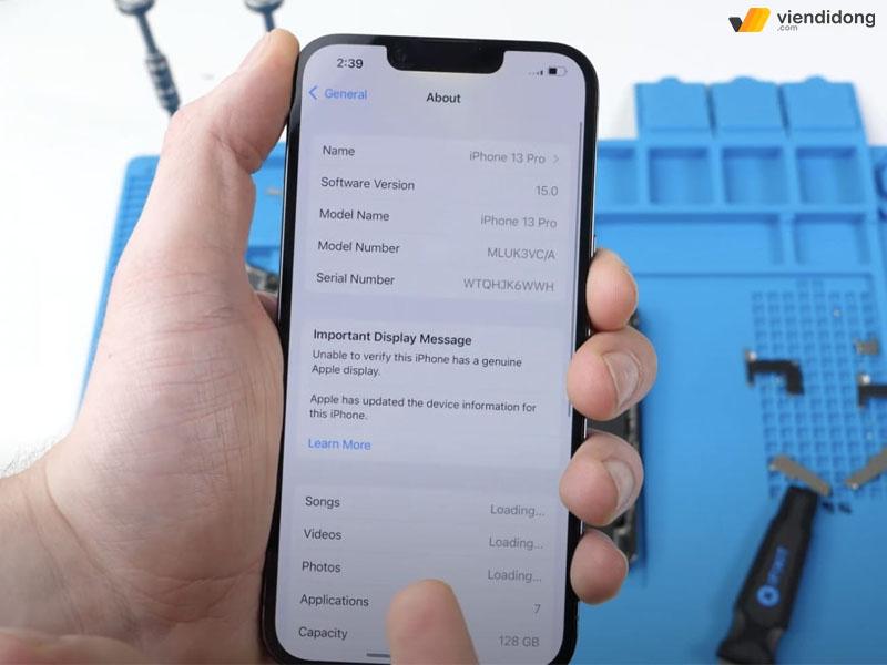 Cách kiểm tra iPhone có bị thay linh kiện không, đã qua sửa chữa hay chưa