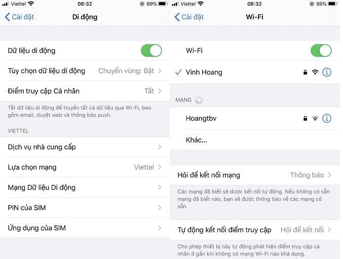 Đăng ký wifi cho điện thoại