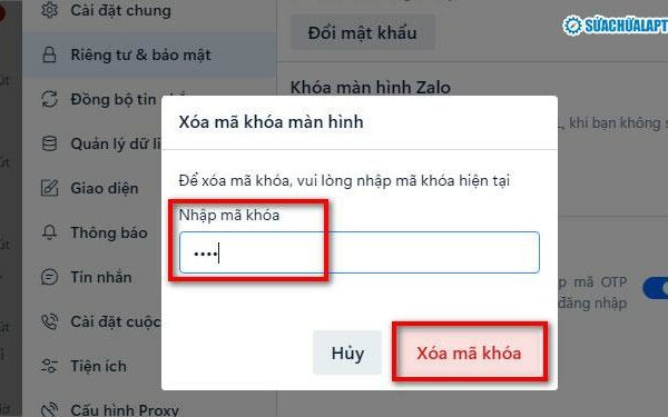 Cài mật khẩu Zalo trên máy tính | Bảo mật hiệu quả chốn văn phòng Cài mật khẩu Zalo trên máy tính | Bảo mật hiệu quả chốn văn phòng