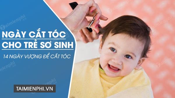 Cách xem ngày cắt tóc cho trẻ sơ sinh