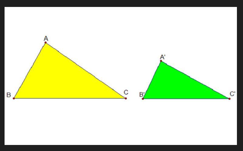 Khái niệm tam giác đồng dạng và các trường hợp tam giác đồng dạng hay gặp