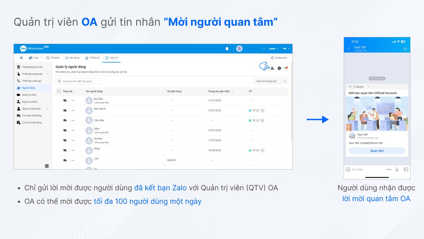 Bắt đầu với Zalo Official Account - Doanh nghiệp