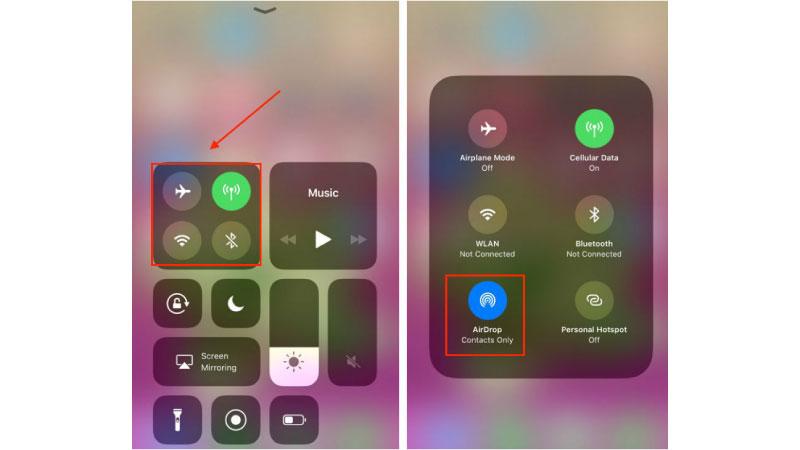 Hướng dẫn mở Airdrop trên iPhone 11 nhanh nhất