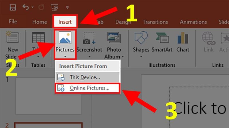 Cách để chèn ảnh vào PowerPoint
