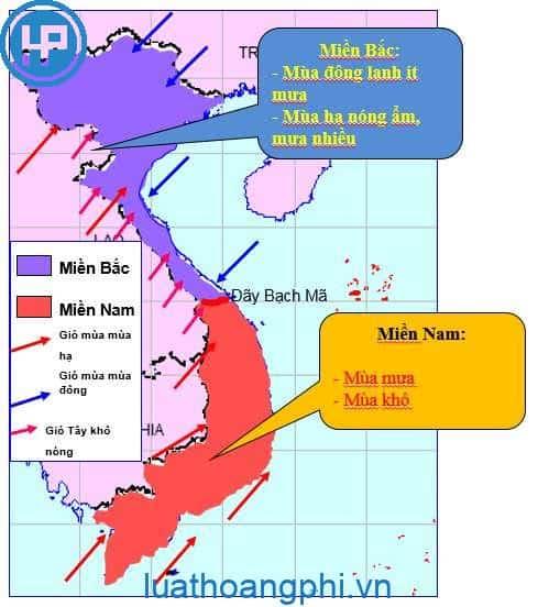 Gió Đông Bắc thổi ở vùng phía nam đèo Hải Vân vào mùa đông thực chất là loại gió nào?