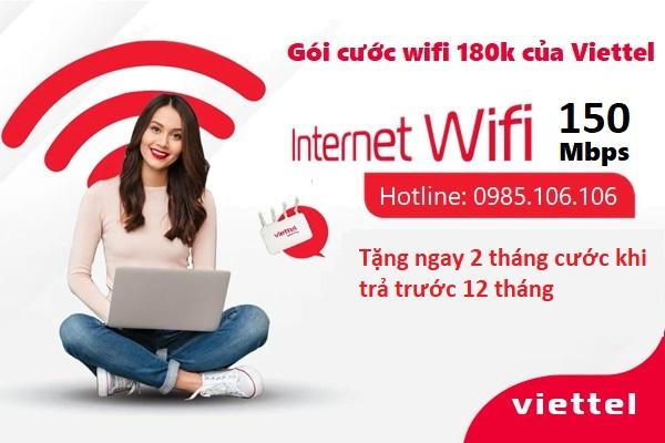 Gói cước wifi 180k của Viettel phù hợp cho nhóm khách hàng nào?