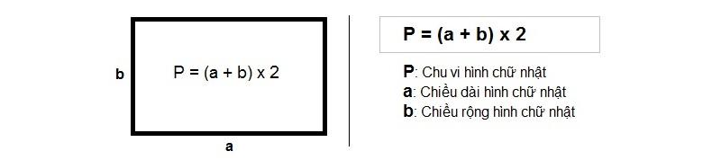 Chu vi hình chữ nhật lớp 4: Tổng hợp kiến thức và bài tập tính chu vi hay nhất