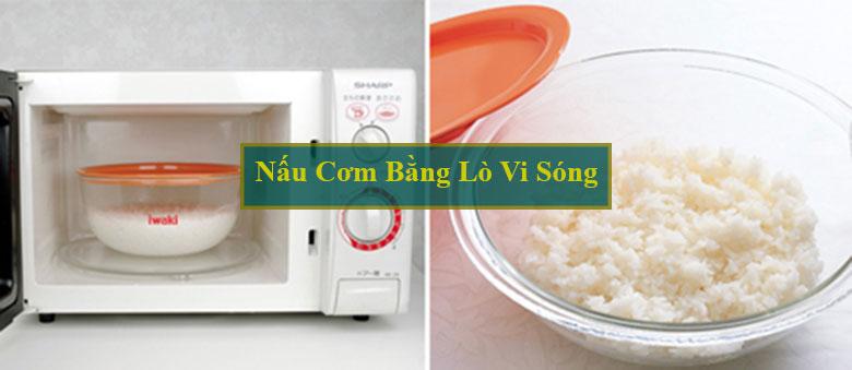 Cách nấu cơm bằng lò vi sóng nhanh gọn, đơn giản