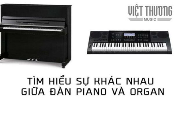 Tìm hiểu sự khác nhau giữa đàn piano và organ