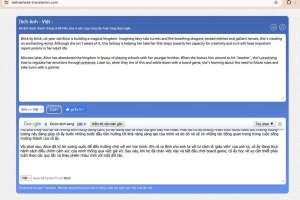 Top 10 trang web dịch tiếng Anh sang tiếng Việt chuẩn nhất hiện nay