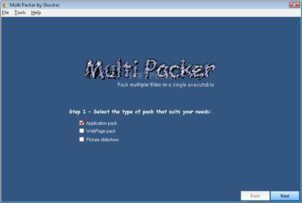 Multi Packer   2.12 Tạo phần mềm portable