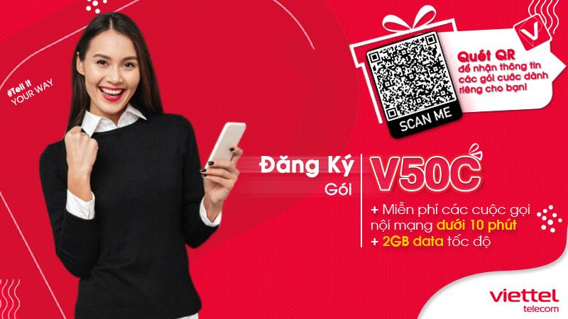 Đăng ký gói 3G Viettel 50K 1 Tháng 2024