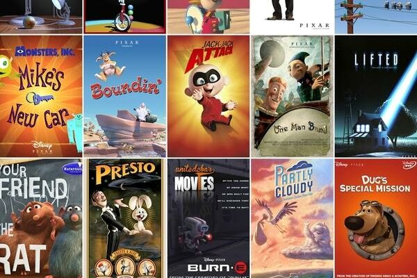 10 phim hoạt hình ngắn hay nhất của Pixar