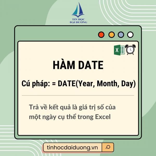 Tổng hợp 10 Hàm Thời gian trong Excel thông dụng nhất