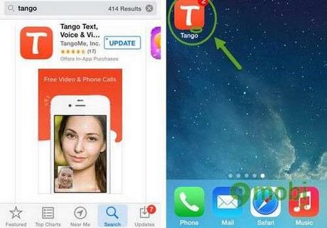 Hướng dẫn sử dụng Tango trên iOS/Android/Winphone