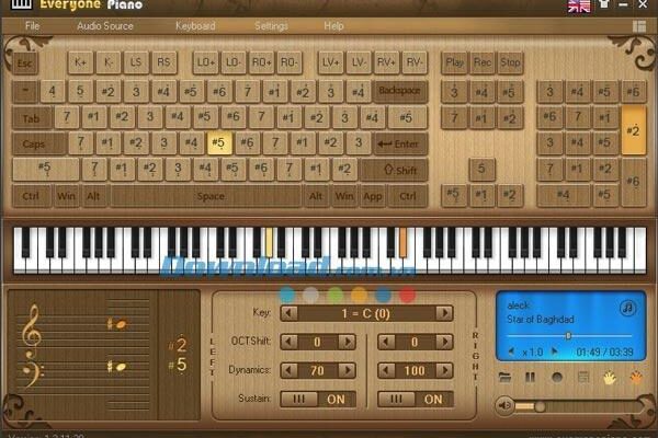 Everyone Piano   2.5.9.4 Phần mềm chơi piano trên máy tính