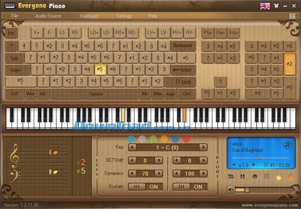 Everyone Piano   2.5.9.4 Phần mềm chơi piano trên máy tính