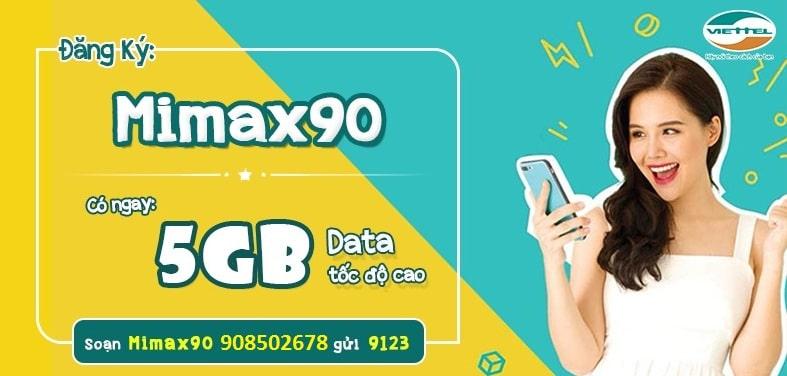 MIMAX90 Viettel – Gói cước được đăng ký nhiều nhất