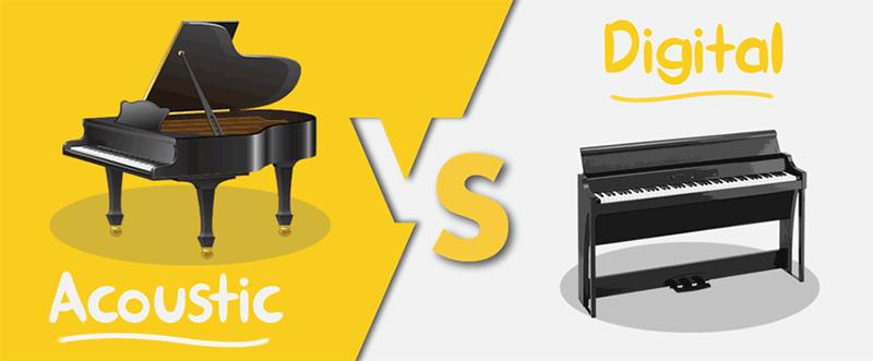 Nên mua Đàn Piano Điện hay Piano Cơ cho người mới học?