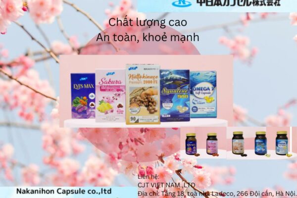 Cung cấp thực phẩm chức năng  tốt cho sức khỏe của Nhật Bản tới thế giới !