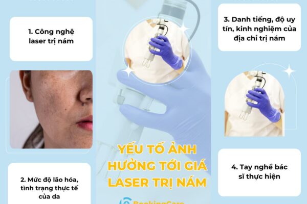 Trị nám bằng laser bao nhiêu tiền? Bảng giá tại 6 địa chỉ uy tín TPHCM