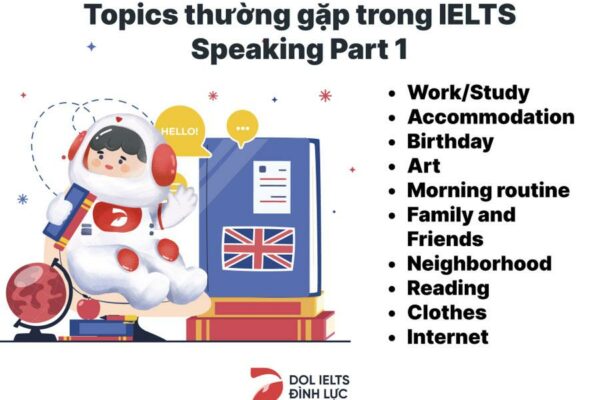 Tổng hợp câu hỏi IELTS Speaking Part 1 theo chủ đề và kinh nghiệm trả lời