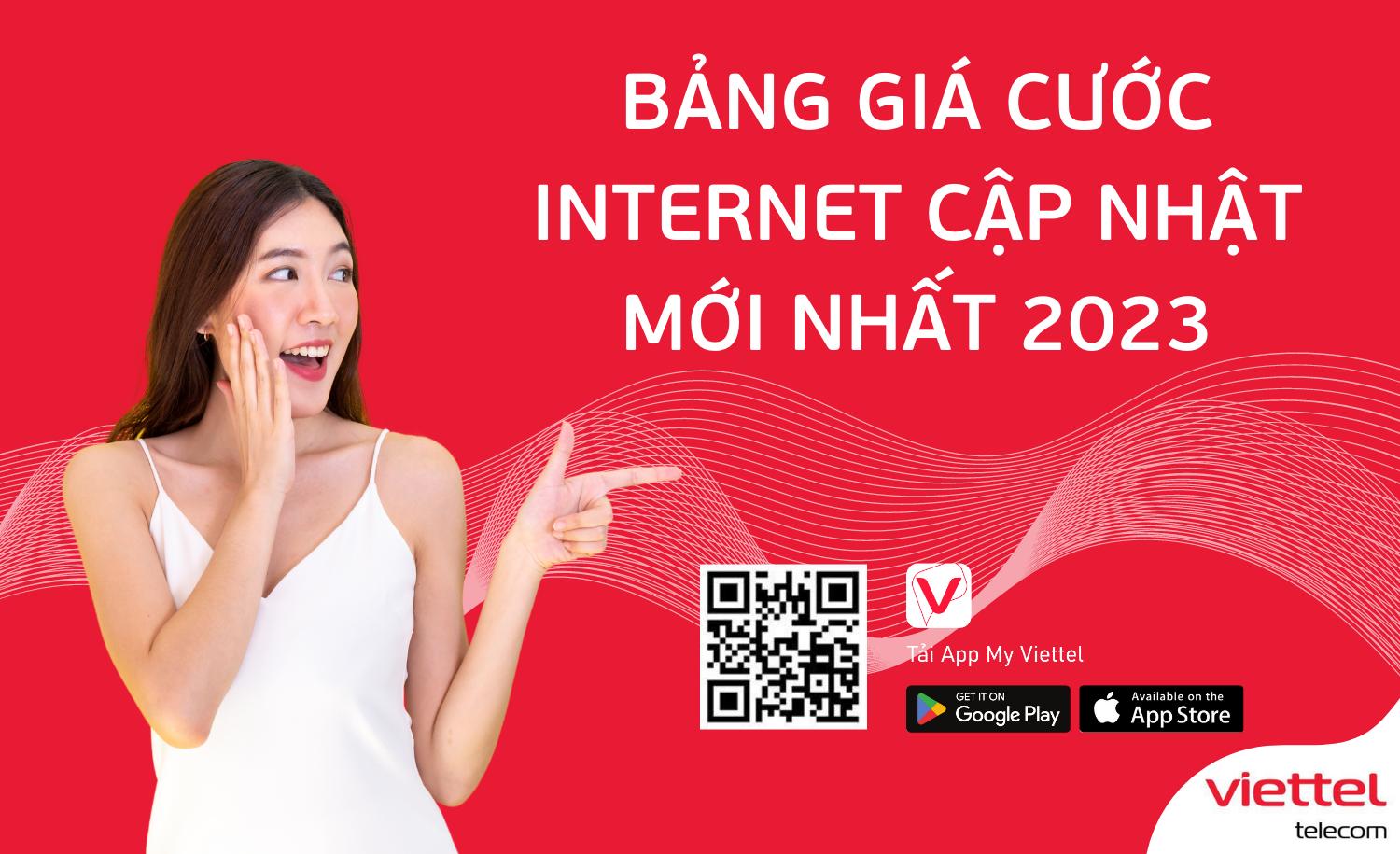 Bảng giá cước Internet Viettel cập nhật mới nhất 2023